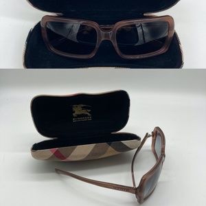 Burberry authentic sunglasses with hard case